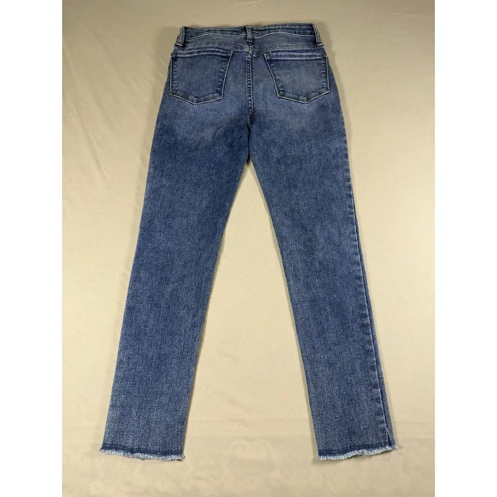 Gap Kids Jeans Size 12 Sky Jegging Ankle High Rise & Ankle with Distressed Hem